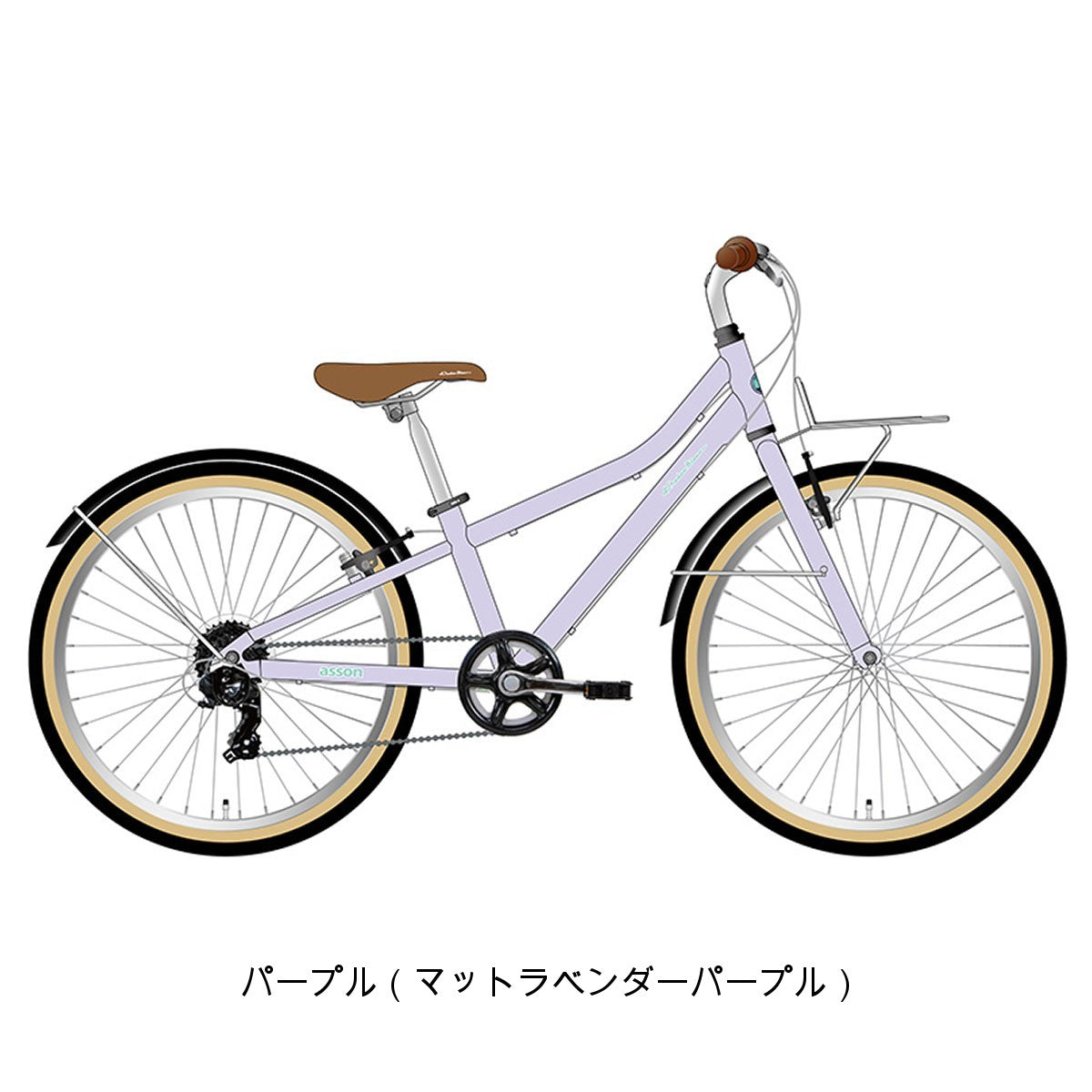 コーダブルーム asson J24 2025 子供自転車 7～12歳 [25 assonJ24-G]