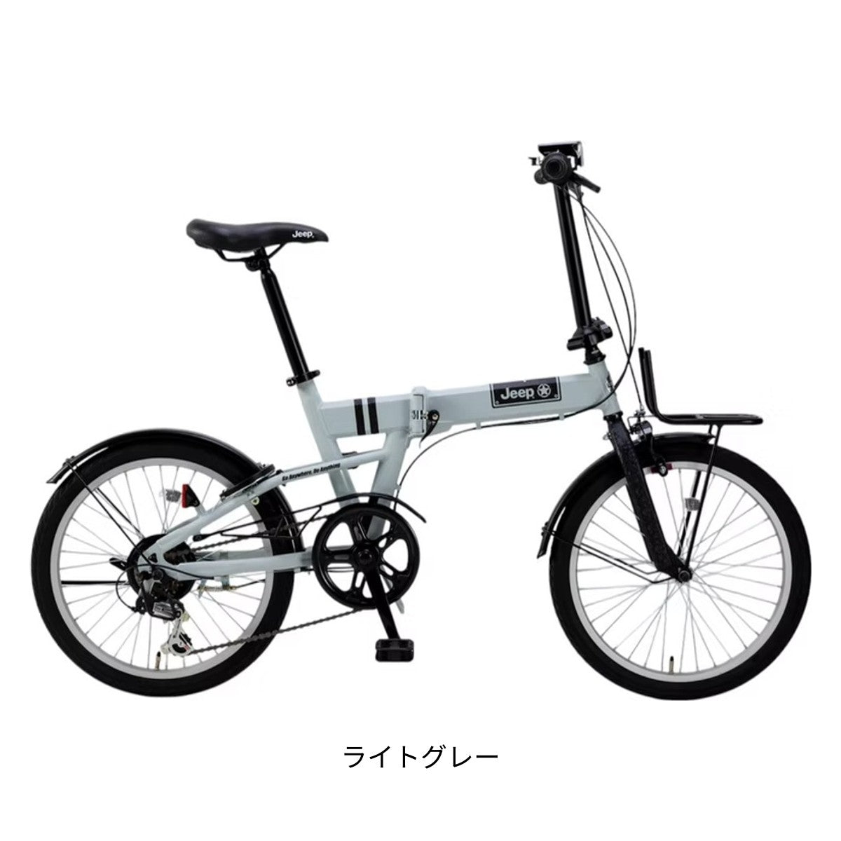 ジープ JE-206G 2025 折り畳み自転車 20インチ 6段変速 [25 JE-206G