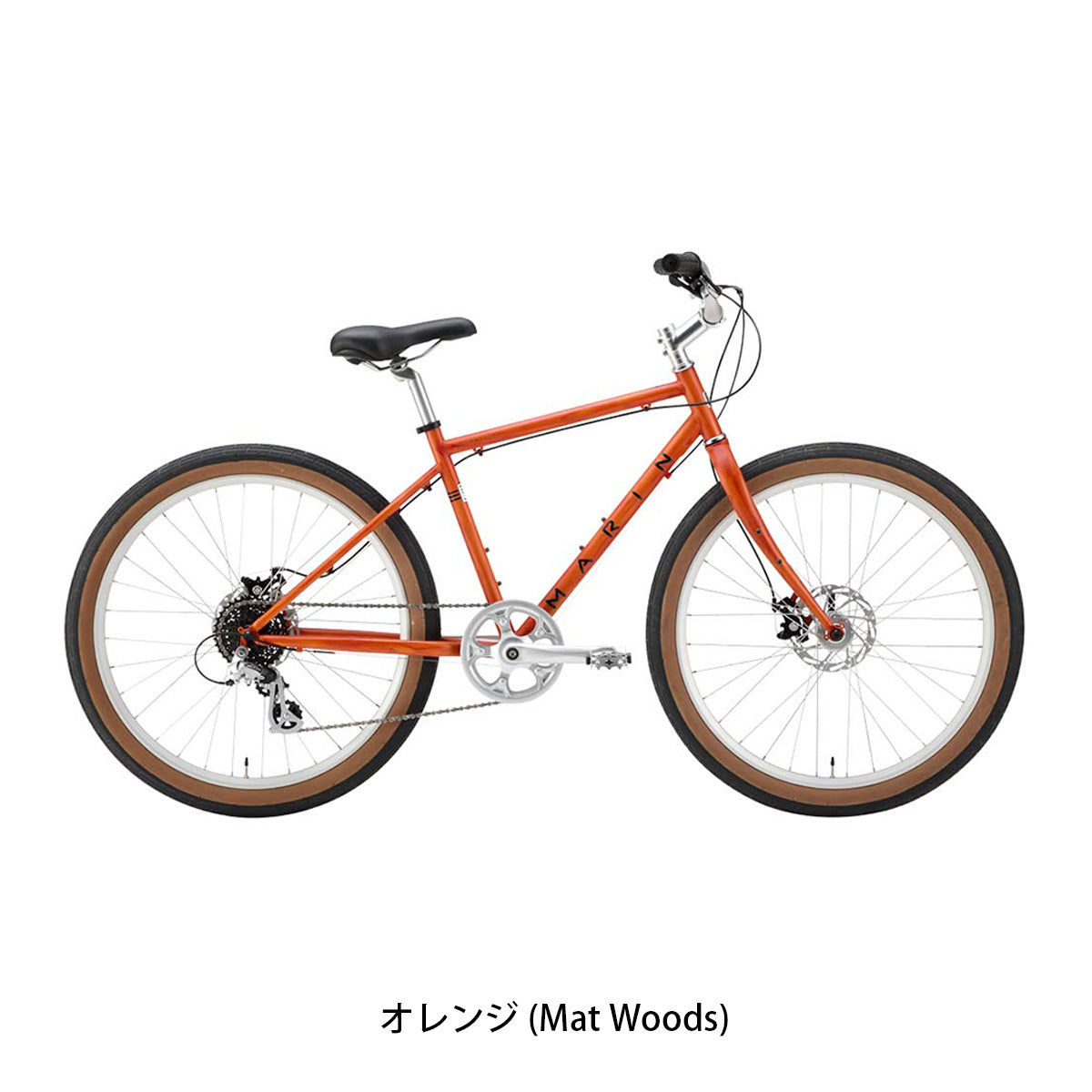 マリン MUIRWOODS 26 40th Anniv. Ltd. 2026 クロスバイク 8段変速 [26 MUIRWOODS26 40LTD]