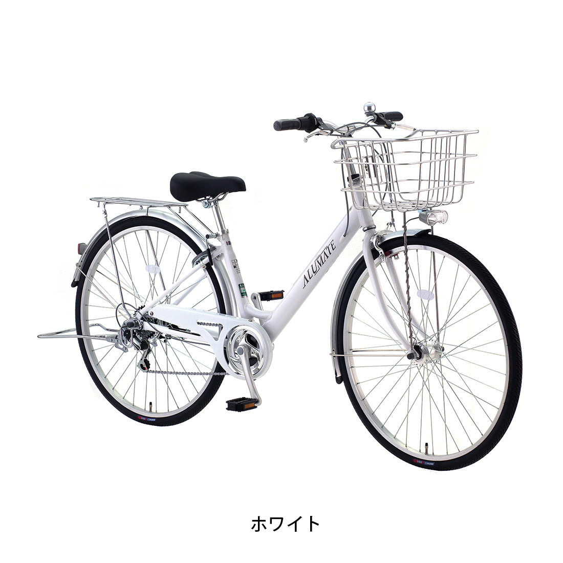 サカモトテクノ アルメイト27 2026 ママチャリ 27インチ 6段変速 [27-6ALVW-AMTR AT] NC202618