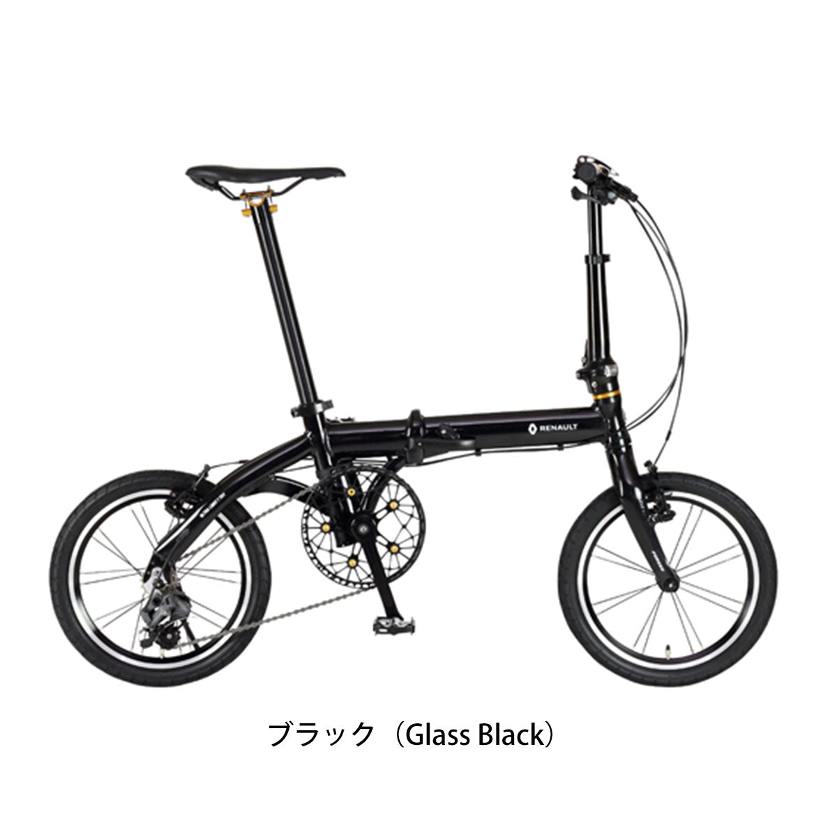 ルノー スポーツ自転車 折り畳み小径車 ルノー ウルトラライト7 トライ163 RENAULT 16インチ 61211-xxxx の自転車写真