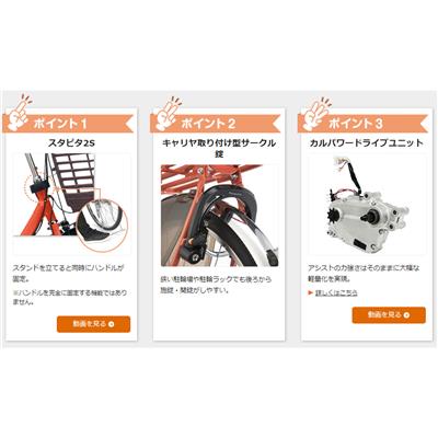 パナソニック ビビMX bobike 子供乗せ 電動自転車 オリジナルセット [webc16-221117] 2506_dendo_summer