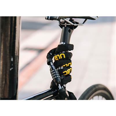 ユーラック 自転車 ワイヤー錠 ULAC 52番街 モノチェーンロック 52ND STREET ブラック A800C-120
