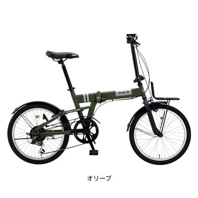 ジープ JE-206G 2025 折り畳み自転車 20インチ 6段変速 [25 JE-206G]