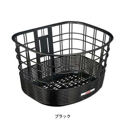 OGK 自転車 前カゴ オージーケー 籐風まえ用ファッションバスケット FB-037K ブラック