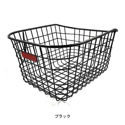 アサヒ 自転車 後バスケット 太パイプBIGリアワイヤーバスケット ARBK-WPL ブラック 18223
