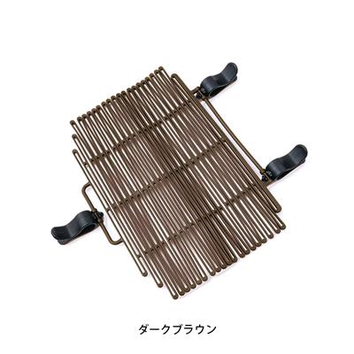 OGK 自転車 カゴ用ネット 飛び跳ね防止ネット ダークブラウン TN-5