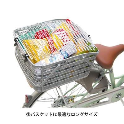 OGK 自転車 カゴ用ネット 飛び跳ね防止ネット ブラック TN-5