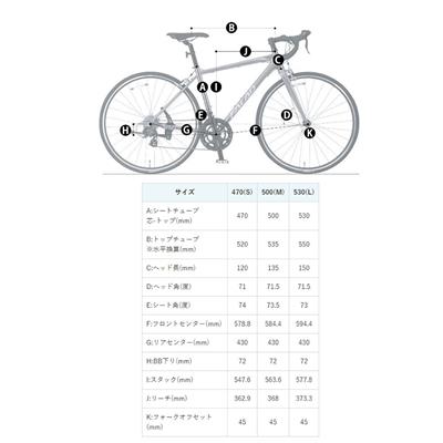 【全国送料無料】ネスト KING GAVEL ロードバイク 700C 11段変速 [NE-21-006]