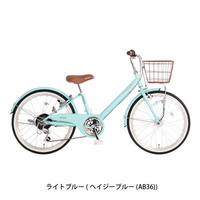 ミヤタサイクル VサインジュニアHD 2026 子供自転車 22インチ ブルー 6段変速 [CVJ226A5] NC202625