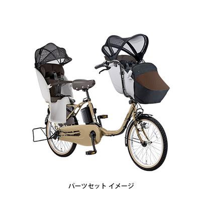 パナソニック ギュット・クルーム DX Rシートセット 2025 子供乗せ電動自転車 16Ah 純正オプション [webc133-241202]