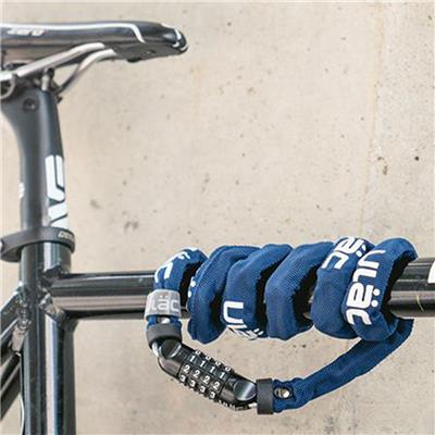 ユーラック 自転車 ワイヤー錠 ULAC 52番街 モノチェーンロック 52ND STREET ネイビー A800C-120
