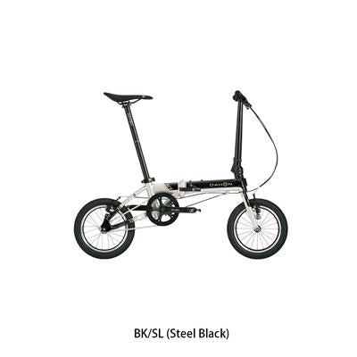 店頭受取限定 ダホン K1 2026 折り畳み自転車 14インチ ブラック [26 K1] 2602_1w