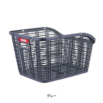 OGK 自転車 後バスケット 固定式うしろバスケット グレー RB-005