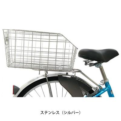 あさひ 自転車 後バスケット ステンレス リア用ステンレスワイヤーカゴ 31404000
