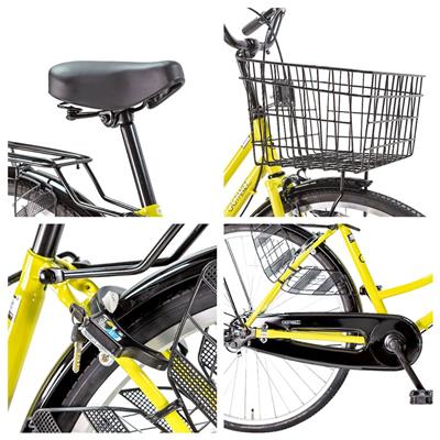 サイクルスポット カスタネット26HD ママチャリ 26インチ [FJ-B26W-HD