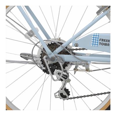丸石サイクル フレッシュタウン Jr24 2026 キッズ 子供用 自転車 24インチ [FVP246CRR] 2601_4w