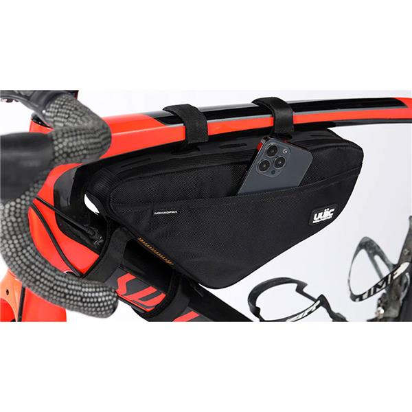 ユーラック NOMADPAK Touring MAX フレームバッグ (2.2L) サドルバッグ ブラック [ULAC DB1]