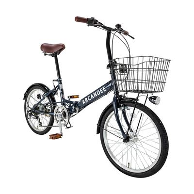 国際貿易関西 アーカンディー 折り畳み自転車 20インチ 6段変速 オート
