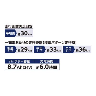丸石サイクル ペーブメント 2026 電動自転車 8.7Ah 20インチ 電動アシスト自転車 [ASWR203ANK] 2601_4w