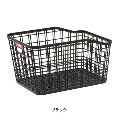OGK 自転車 後バスケット 大容量うしろ用バスケット ブラック RB-052
