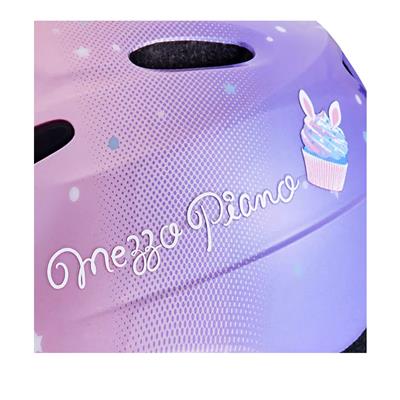 ナルミヤ メゾピアノジュニア ヘルメット 子供用ヘルメット パープル [Mezzopiano JHelmet-Q]
