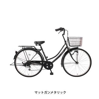 サイクルスポット カスタネット266HD ママチャリ 26インチ 6段変速 [CS-CAS266HDA]