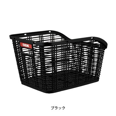 OGK 自転車 後バスケット 固定式うしろバスケット ブラック RB-005