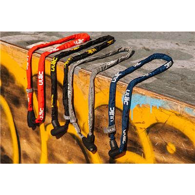 ユーラック 自転車 ワイヤー錠 ULAC SUPREME モノチェーンロック ネイビー S5CXL