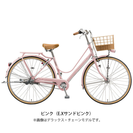 ブリヂストン ママチャリ シティ 自転車 2022年 カジュナ スイートライン デラックスベルトモデル ブリジストン BRIDGESTONE 27インチ 3段変速 オートライト CS73B2 の自転車写真