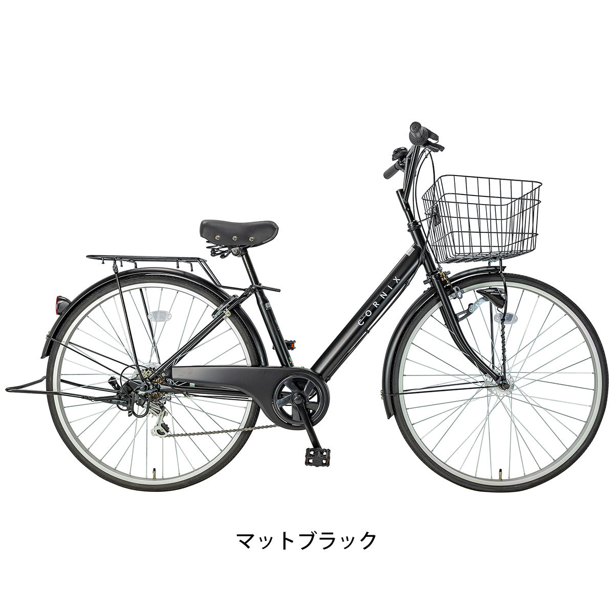 ママチャリ シティ 自転車 コルニクス サイクルスポット 27インチ 6段 