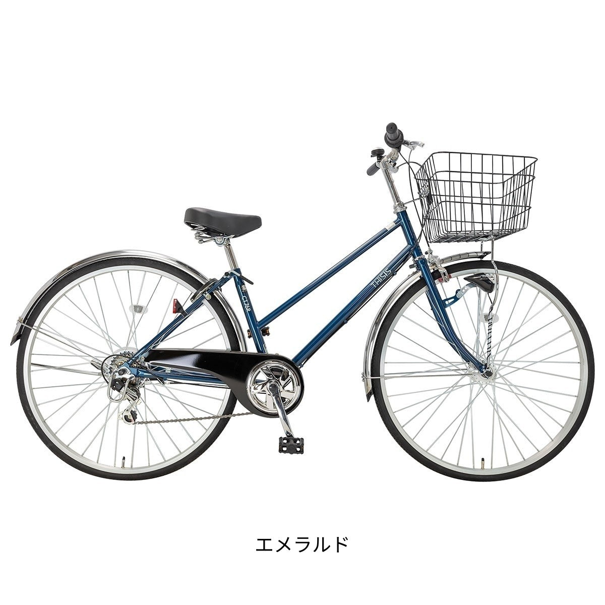 サイクルスポット THISIS CT76HDR ママチャリ 27インチ 6段変速 [CS-ST276E-HDR BAA]