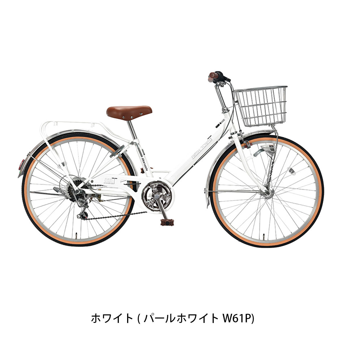 丸石サイクル フレッシュタウン Jr22 2026 キッズ 子供用 自転車 22インチ [FVP226CRR] 2601_4w