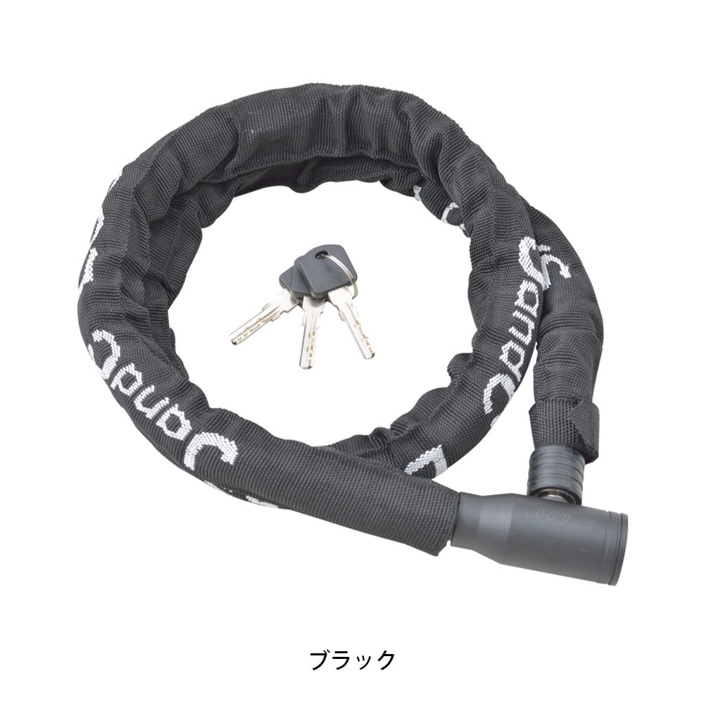 ジェイアンドシー 自転車 ワイヤー錠 J&C JC-064W 1200 ブラック 067945