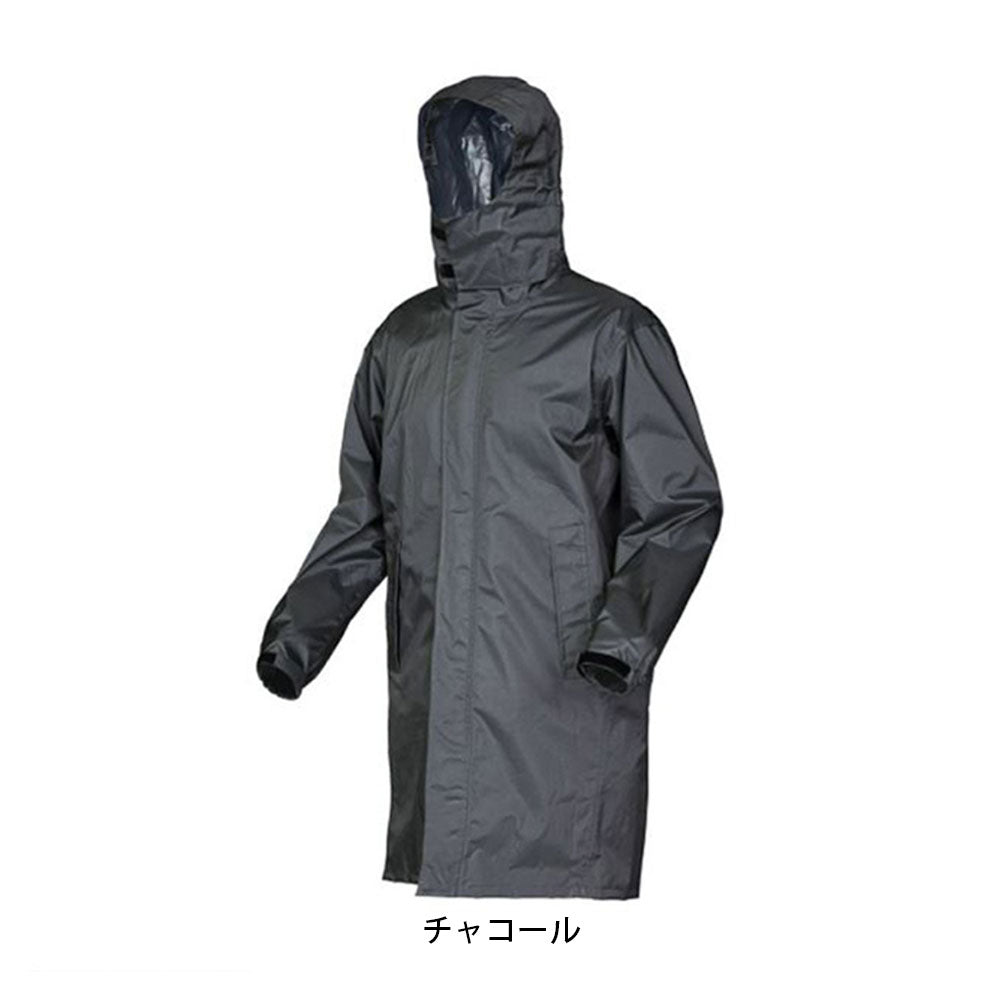カジメイク レインコート KAJIMEIKU PIRARUCU バッグインコート BAG in COAT チャコール