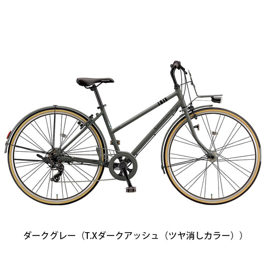 ブリヂストン クロスバイク スポーツ自転車 2023年 マークローザ 7S ブリジストン BRIDGESTONE 26インチ 7段変速 オートライト MR67T3 の自転車写真
