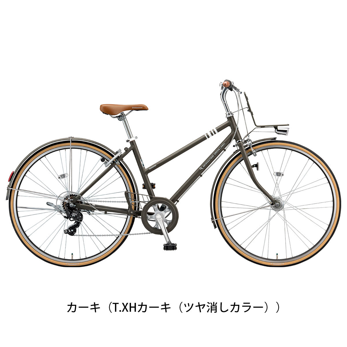 ブリヂストン クロスバイク スポーツ自転車 2023年 マークローザ 7S ブリジストン BRIDGESTONE 26インチ 7段変速 オートライト MR67T3