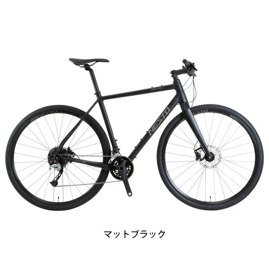 ネスト クロスバイク スポーツ自転車 ガベル フラット NESTO 700C 18段変速 GAVEL FLAT NE-20-006 の自転車写真