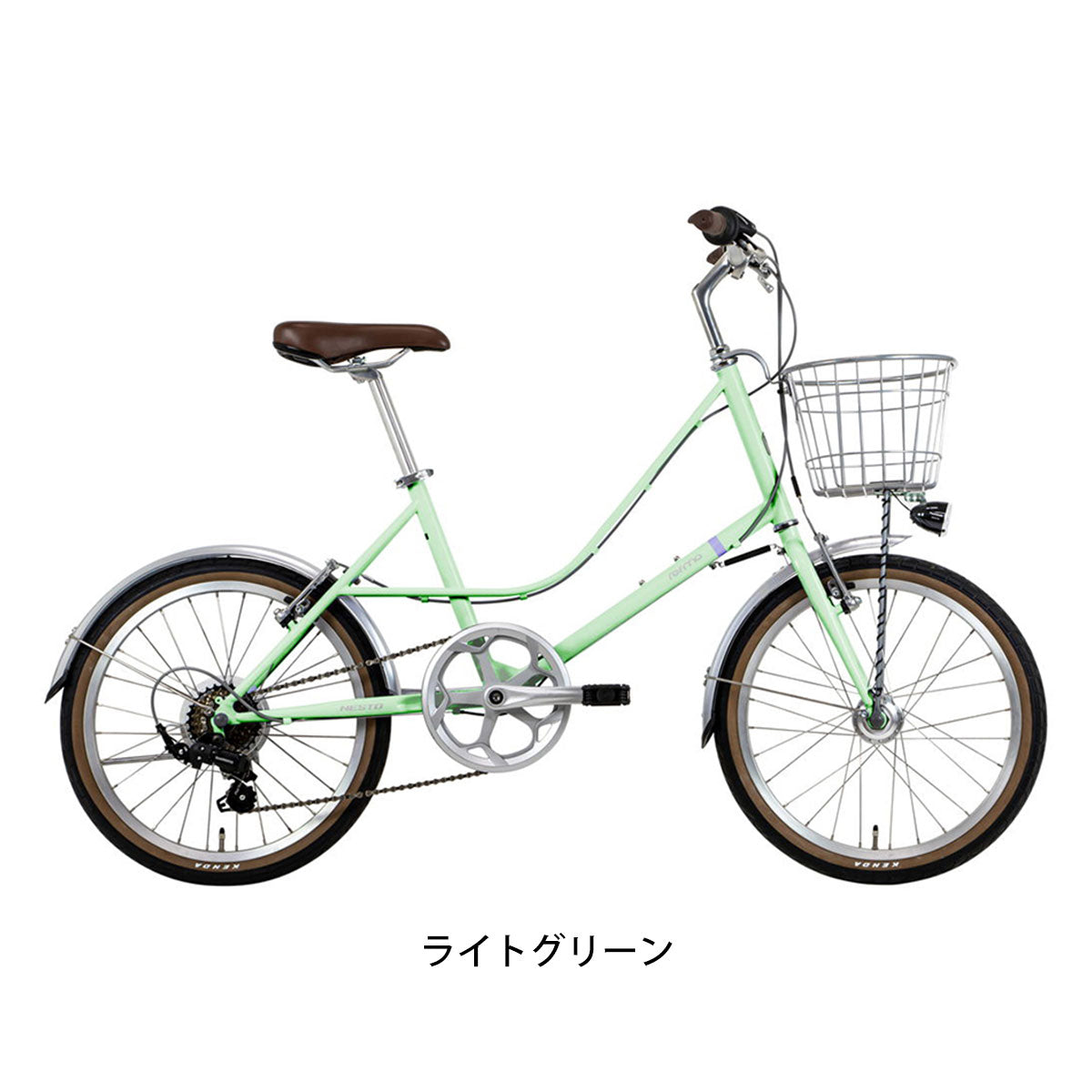 ネスト スポーツ自転車 ミニベロ 小径車 リフモ NESTO 20インチ 6段変速 オートライト refmo NE-22-016 の自転車写真