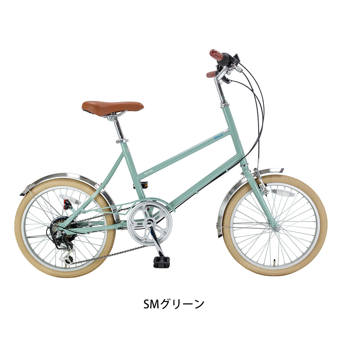 ミニベロ 自転車 ノルウェイ オスロ サイクルスポット 20インチ 6段変速 Norway OSLO_2