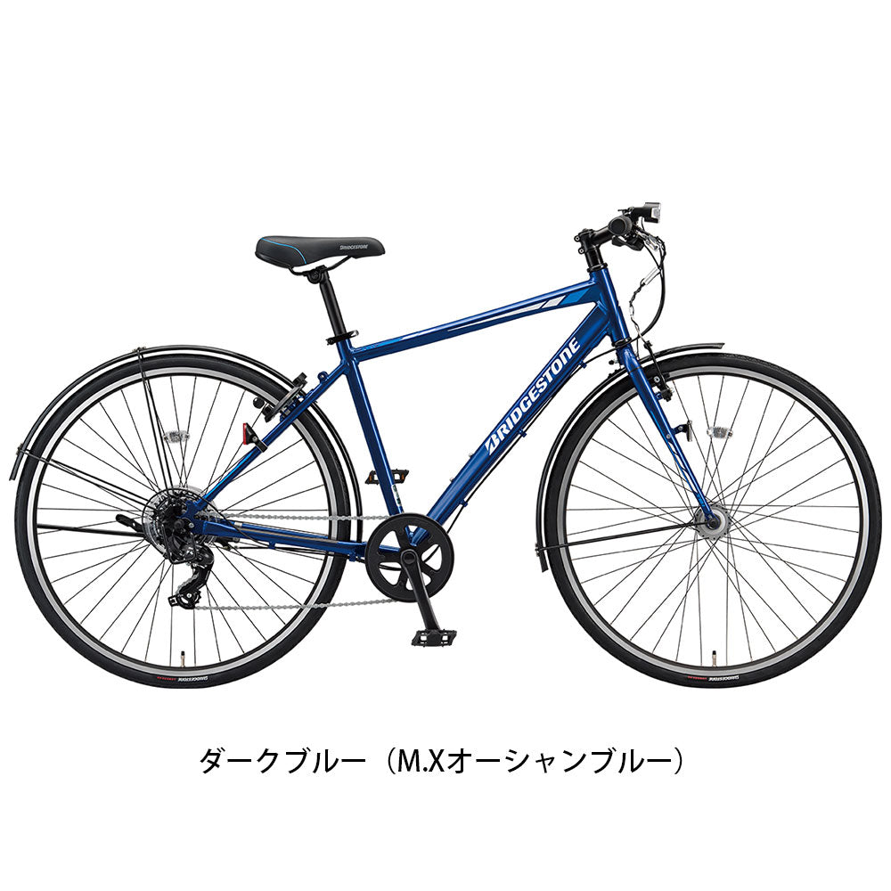 ブリヂストン クロスバイク スポーツ自転車 2022年 ティービーワン TB1 ブリジストン BRIDGESTONE 27インチ 7段変速 オートライト TBxx2 の自転車写真