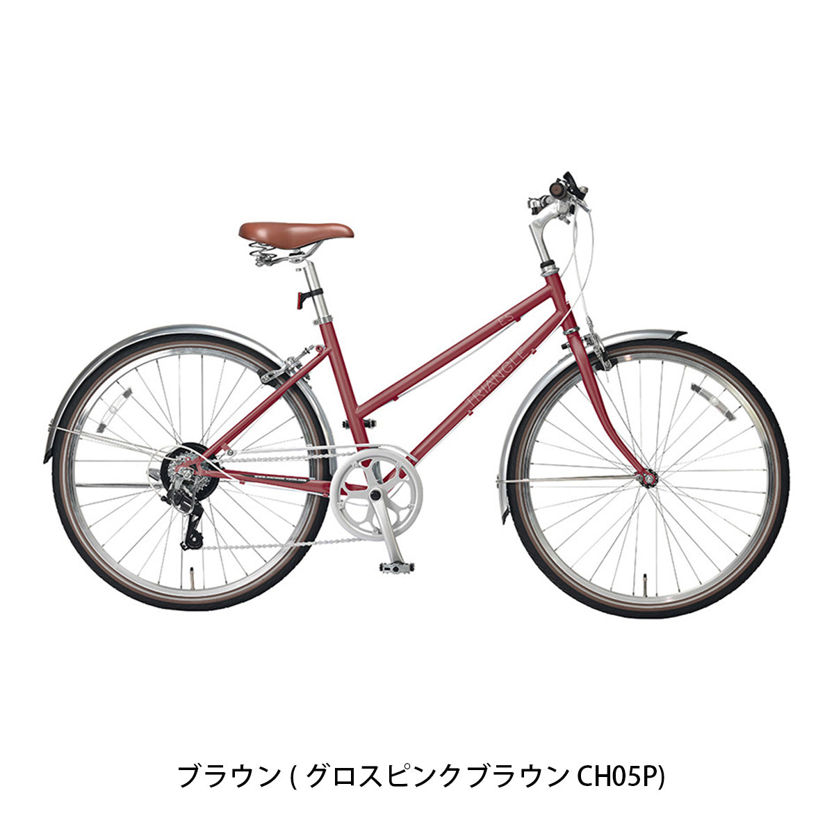 丸石サイクル トライアングル ES 2026 クロスバイク 26インチ 6段変速 [TRES266A] 2601_4w