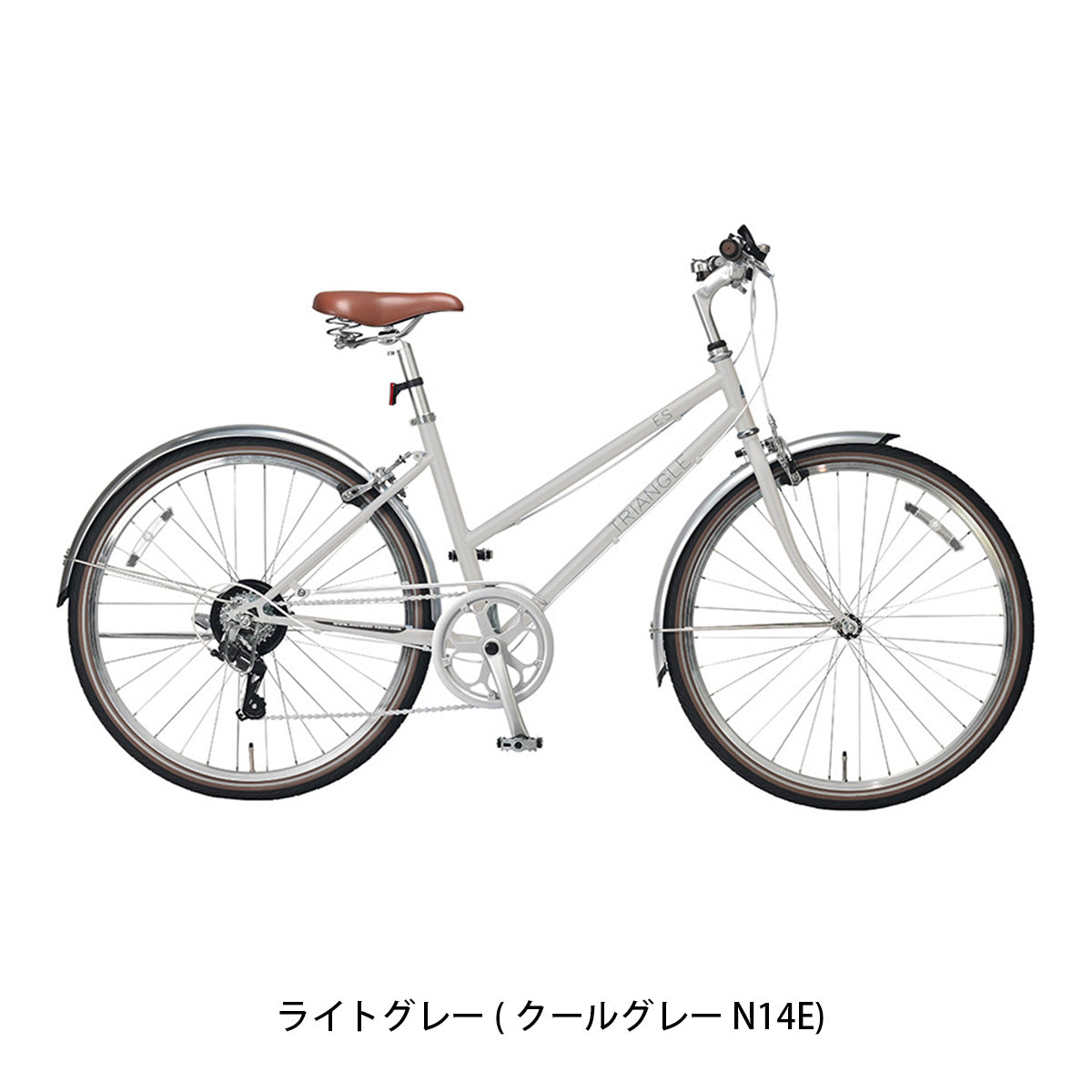 丸石サイクル トライアングル ES 2026 クロスバイク 26インチ 6段変速 [TRES266A] 2601_4w