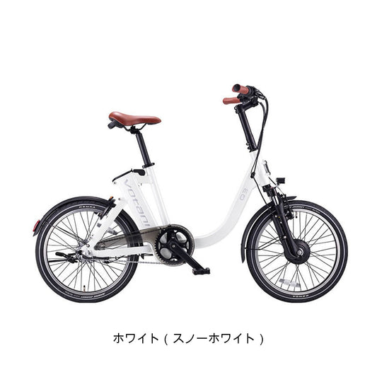 店頭受取限定 ミニベロ 電動自転車 アシスト自転車 コンパクト ヴォターニ Q3 VOTANI 20インチ 7Ah 3段変速 オートライト YTFT07 の自転車写真