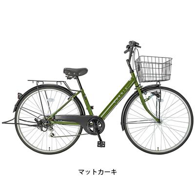 ママチャリ シティ 自転車 コルニクス サイクルスポット 27インチ 6段変速 オートライト CS-DL276V-HDR