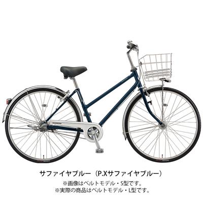 ブリヂストン ママチャリ シティ 自転車 2022年 ロングティーン デラックス ベルト・L型モデル ブリジストン BRIDGESTONE 27インチ 3段変速 オートライト L73LB2