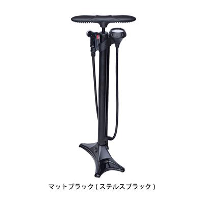 自転車 空気入れ Serfas サーファス フロアポンプ FP-200 (ゲージ付/160psi) 米/仏/英式対応