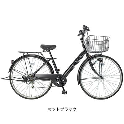 ママチャリ シティ 自転車 コルニクス サイクルスポット 27インチ 6段変速 オートライト CS-DL276V-HDR