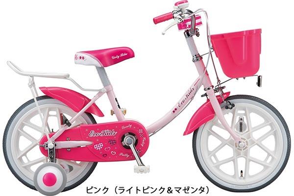 ブリヂストン 女の子用 自転車 幼児 子供 2019 エコキッズ カラフル 16 ブリジストン BRIDGESTONE 変速なし EKC16