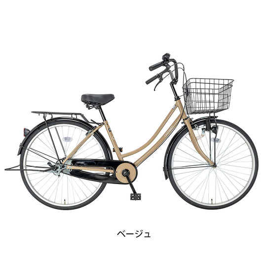 ママチャリ 自転車 カスタネット26 サイクルスポット 26インチ 変速なし ダイナモライト サイクルスポットオリジナル FJ-B26W-11B-2